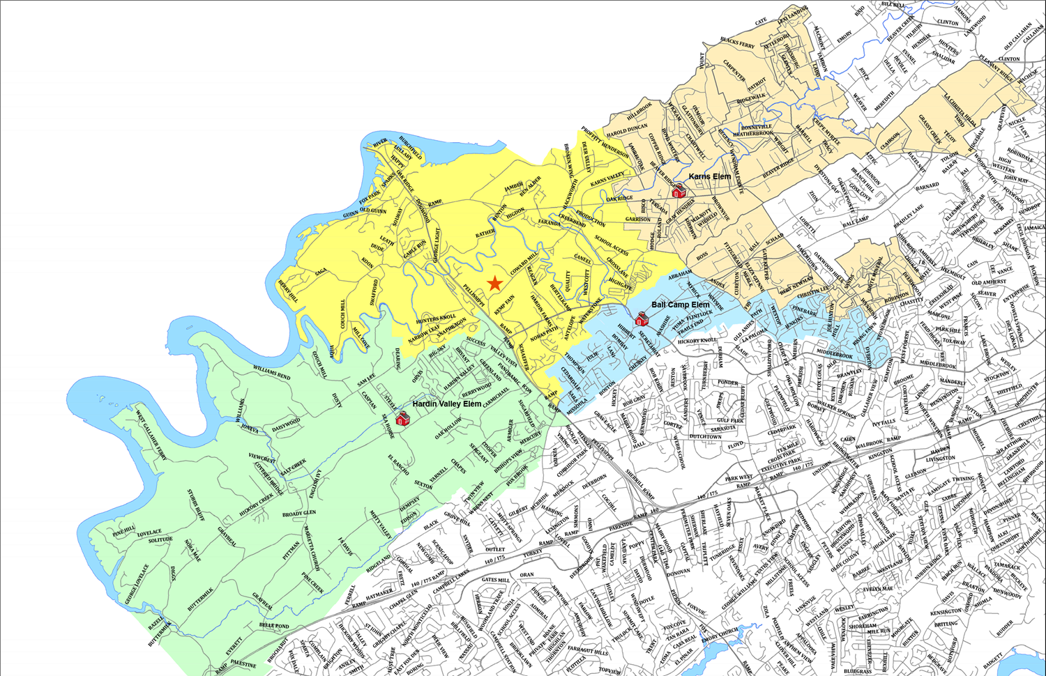 KCS Northwest Elementary Zone