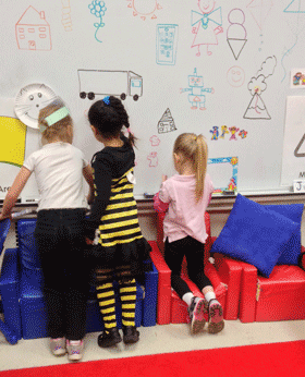 Children with Markers 