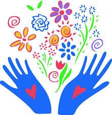 Hands with Flowers 