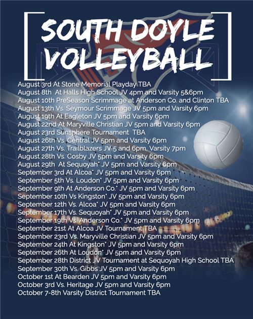 Volleyball Schedule