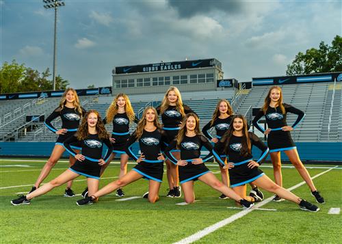 A picture of the dance team