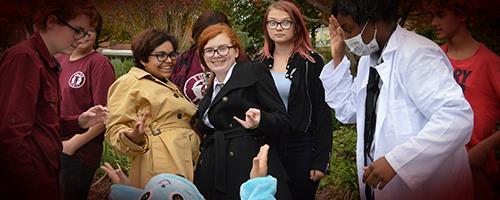 Students at 10 Annual Cosplay Photoshoot 
