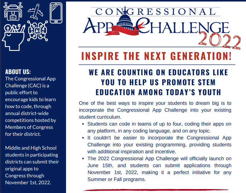 Clubs / Coding Congressional App Challenge
