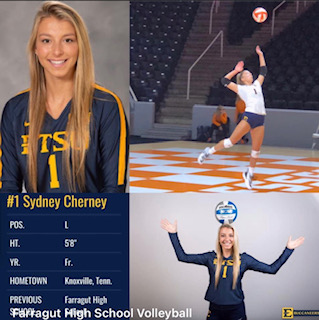 Sydney () Cherney - EASTERN TENNESSEE STATE UNIVERSITY - D1