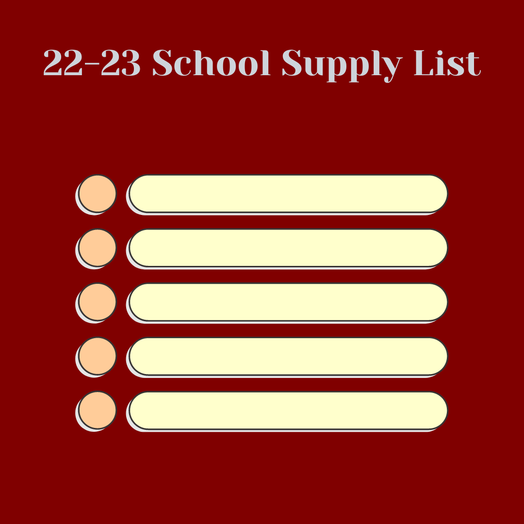 School Supply List 