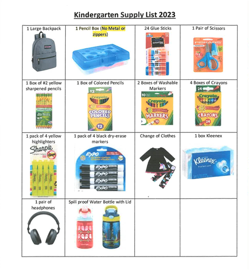 What School Supplies Do Kindergarteners Need?