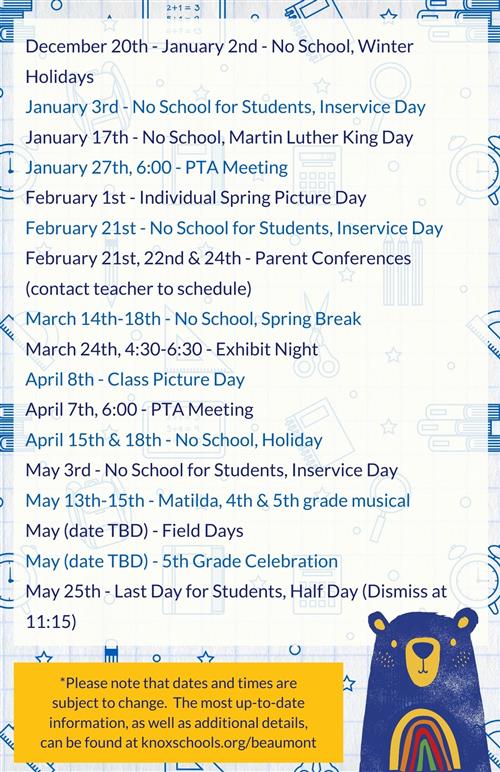 family events pg 2