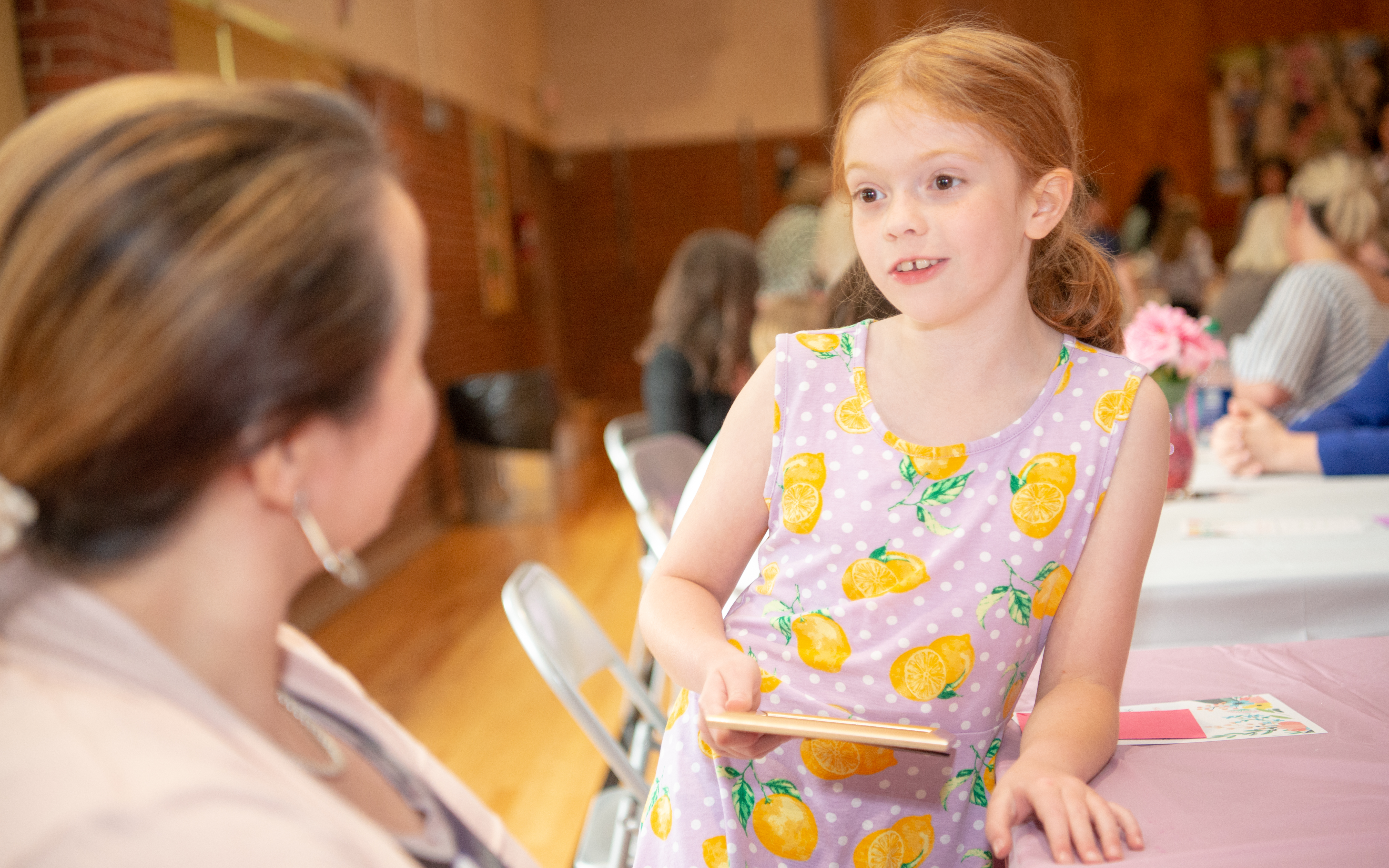 Eleanor Efurd, a 3rd-grader at South Knox Elementary, participated in a Girls Empowerment Lunch on May 9, 2019. 