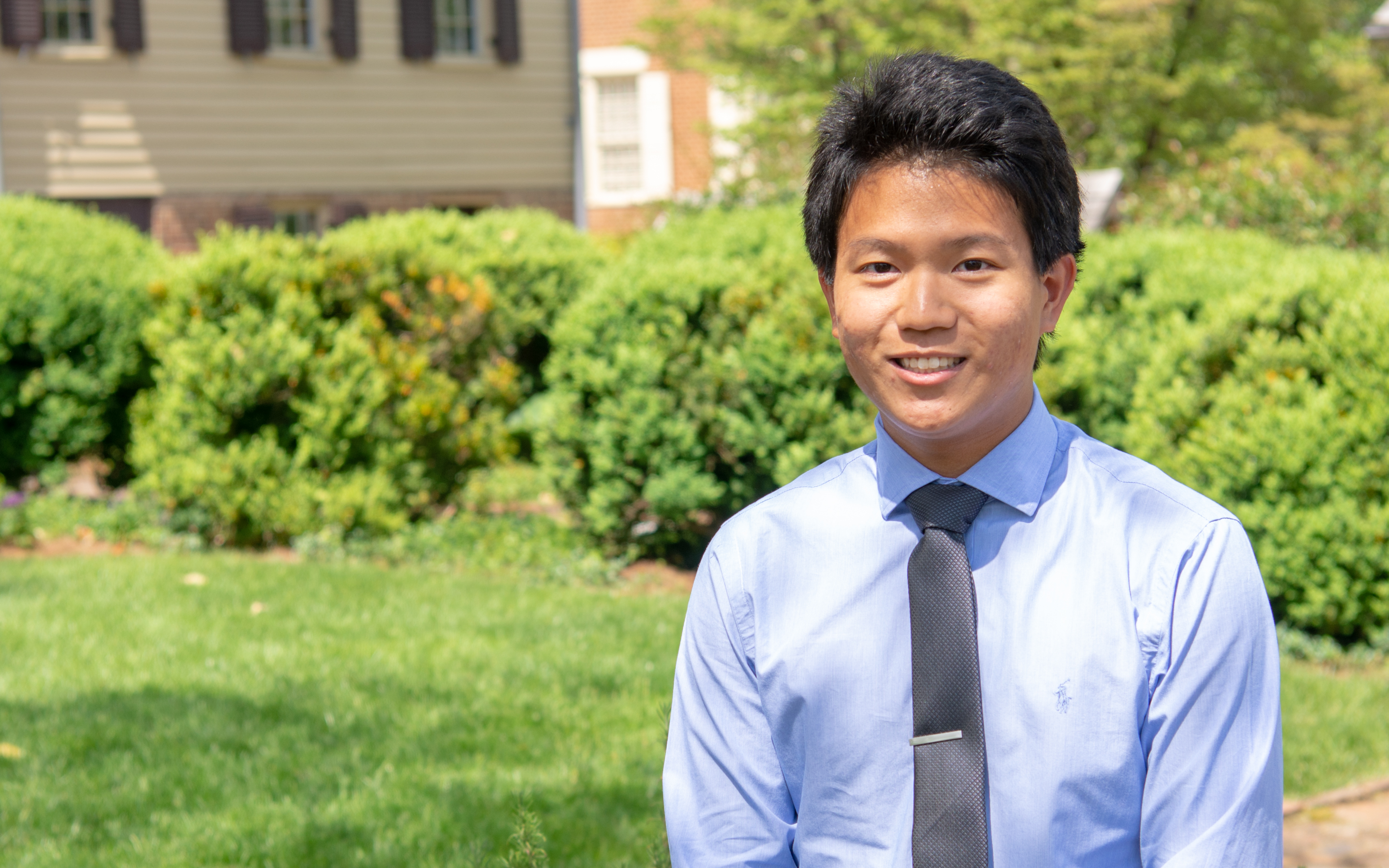 Hanson Lam, Central valedictorian. 