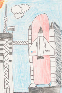 Benjamin Braden - Bonny Kate Elementary School - Space Shuttle Atlantis
