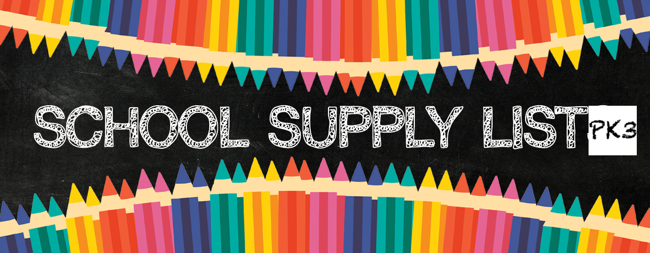  Please click on the above link to retrieve the supply list for our Fair Garden PK3 students. 