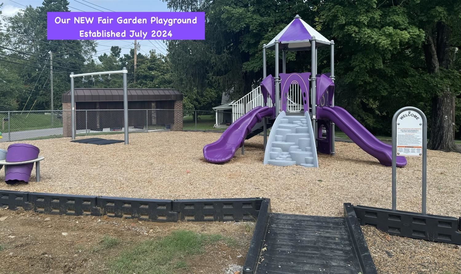  We are so thankful for our new playground. Thank you, Knox Education Foundation (KEF) for your spon